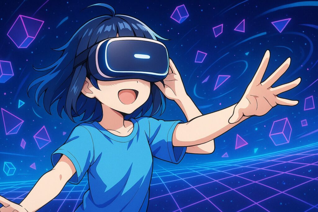 バーチャルリアリティのイメージイラスト